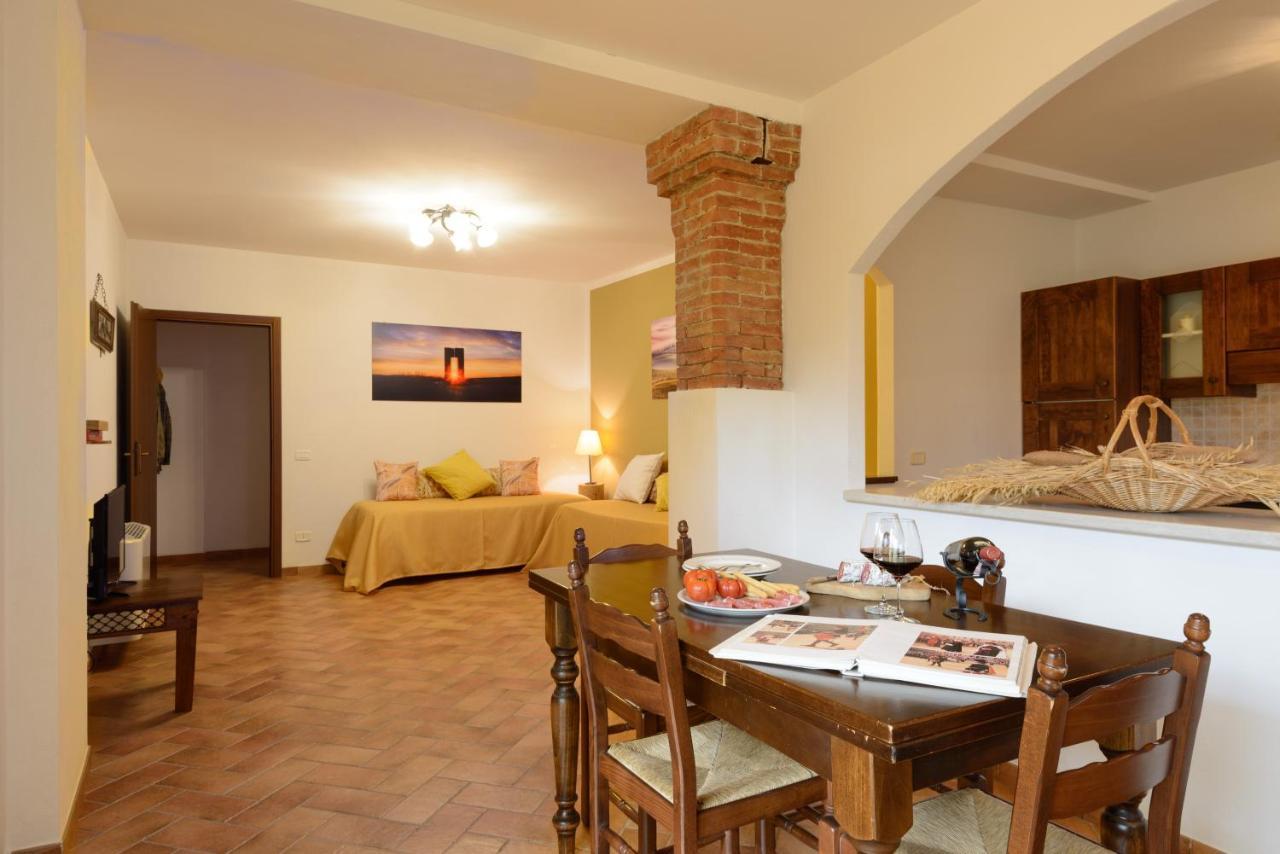 Agriturismo Le Crete - Appartamenti Asciano Eksteriør billede