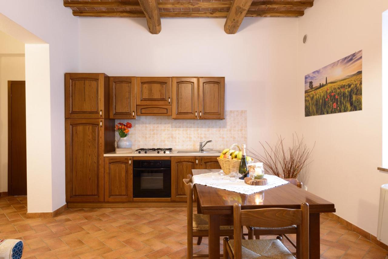 Agriturismo Le Crete - Appartamenti Asciano Eksteriør billede