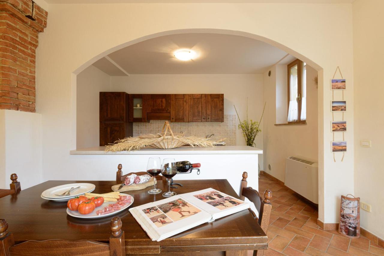 Agriturismo Le Crete - Appartamenti Asciano Eksteriør billede