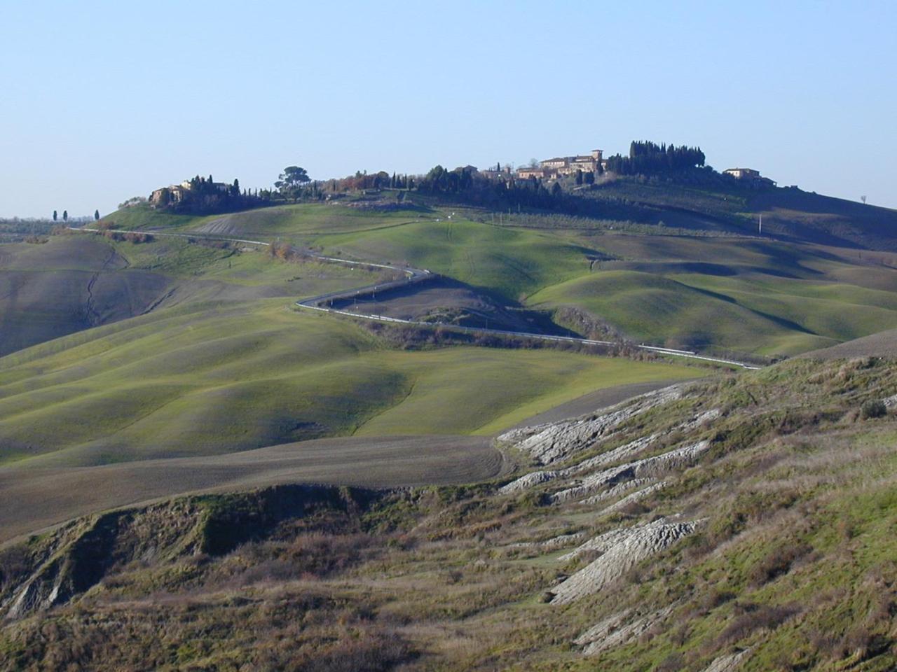 Agriturismo Le Crete - Appartamenti Asciano Eksteriør billede